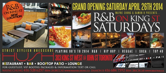 R&b On King Street | HUSH LOUNGE | Every Saturday
