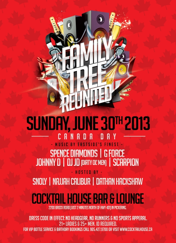 CANADA DAY - FAMILY TREE REUNITED PT 3 W DJ SPENCE DIAMONDS