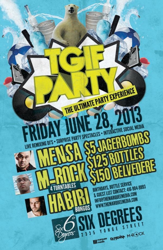 TGIF PARTY | DJ MENSA & DJ M-ROCK