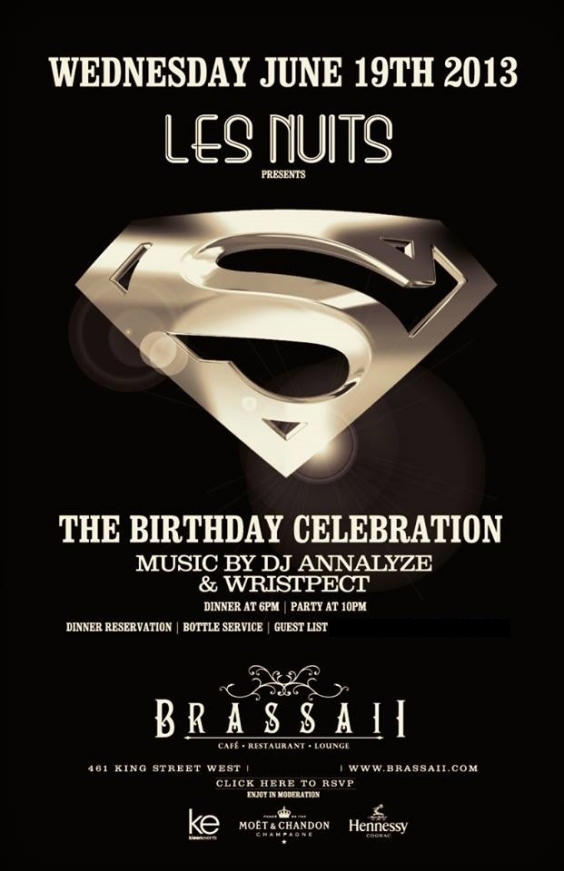 LES NUITS PRESENTS THE BIRTHDAY CELEBRATION