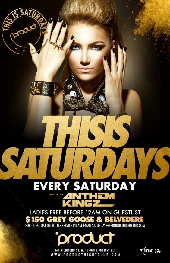 THIS IS SATURDAYS @ PRODUCT NIGHTCLUB