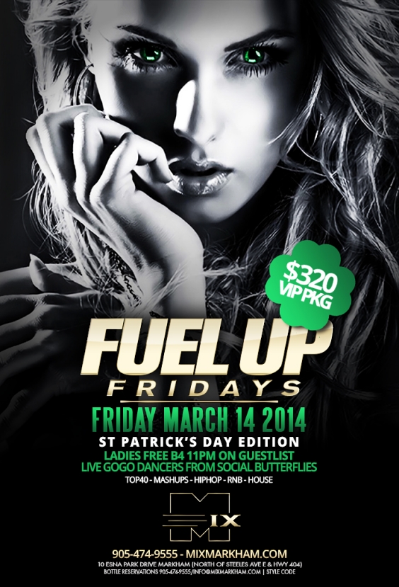 FUEL UP FRIDAYS - ST PATRICK'S DAY EDITION