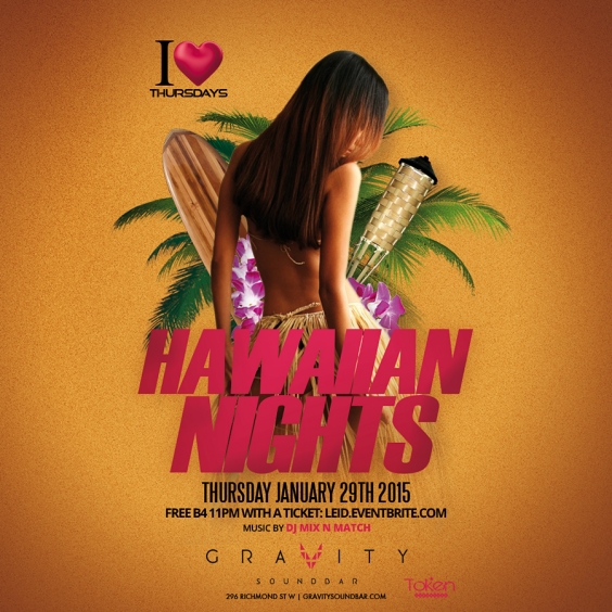 I LOVE THURSDAYS - HAWAIIAN NIGHTS