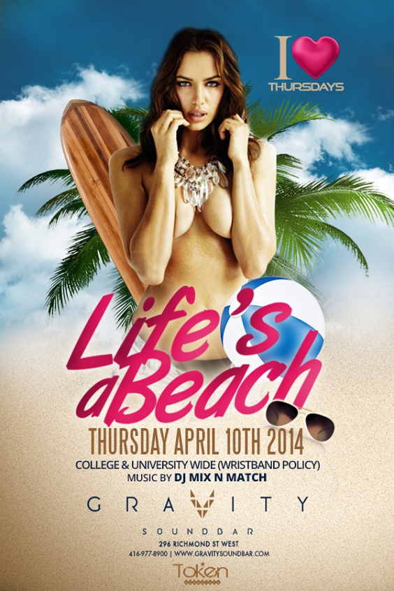 I LOVE THURSDAYS - LIFE'S A BEACH