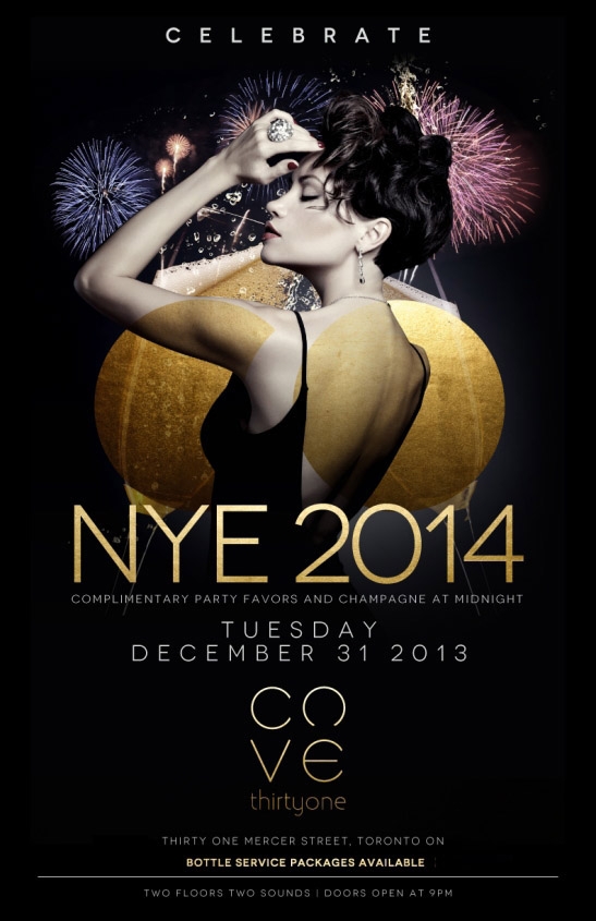 Cove Thirtyone New Years Eve 2014