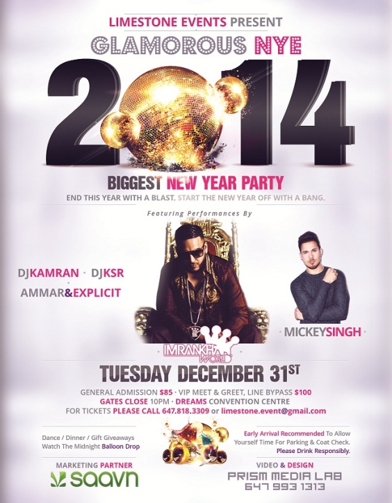 2014- Glamorous New Year's Event