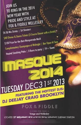 Masque 2014 New Years Eve