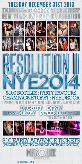 RESOLUTION NYE 2014