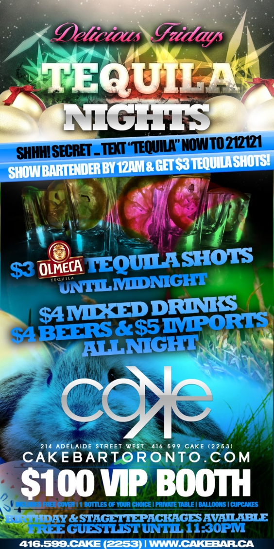 DELICIOUS FRIDAYS VIP PACKAGE