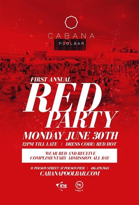 Cabana Red Party