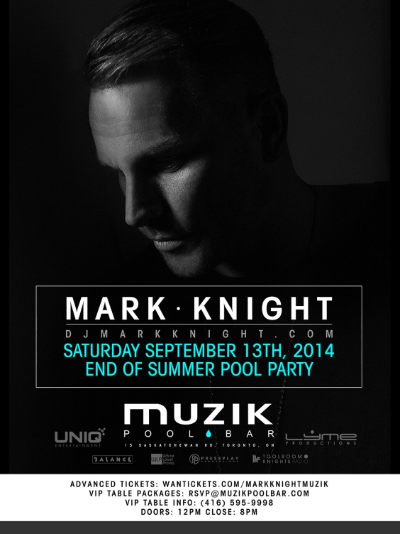 END OF SUMMER POOL PARTY WITH MARK KNIGHT