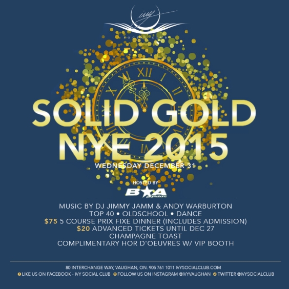 SOLID GOLD - IVY NYE'15