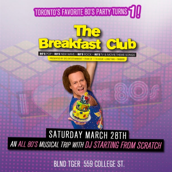 The Breakfast Club - 80`s Edition