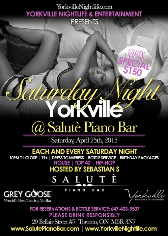 SATURDAY NIGHT YORKVILLE