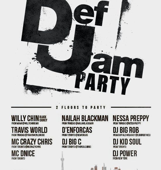 18th Annual Caribana Def Jam Celebrity Party 2019