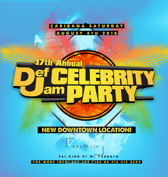 18th Annual Caribana Def Jam Celebrity Party 2019