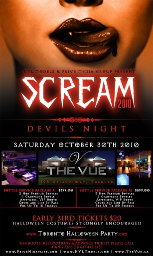 SCREAM 2010 inside THE VUE