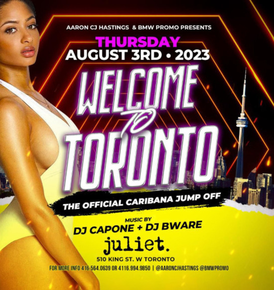 CARIBANA WELCOME TO TORONTO