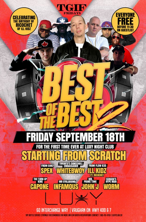 TGIF FRIDAYS Presents BEST OF THE BEST Pt 2