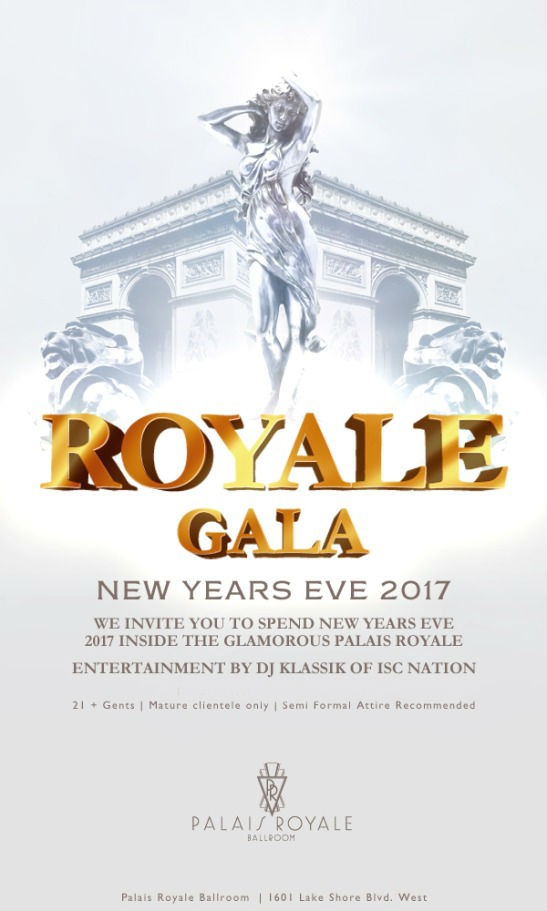 Royale Gala New Years Eve 2017