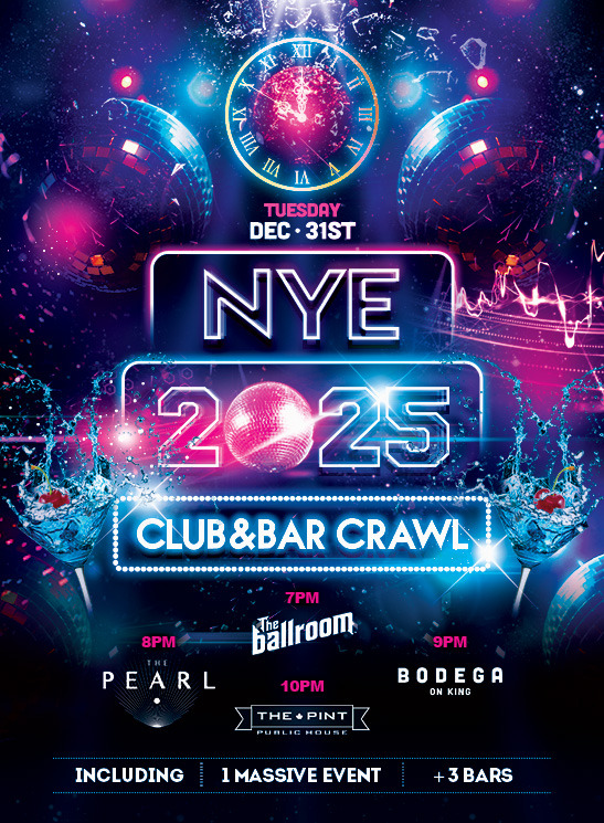 NYE 2025 Club & Bar Crawl