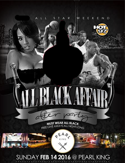 all black affair after party pearl king lounge toronto all black flyer