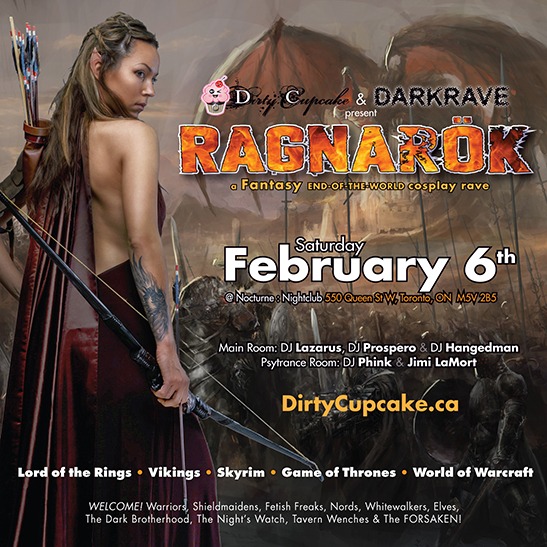 pencil Agriculture flow Ragnarok: Viking Cosplay Rave @ Nocturne Nightclub (Toronto)