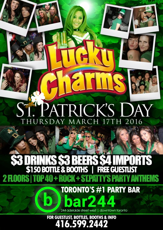 LUCKY CHARMS St Patricks Day