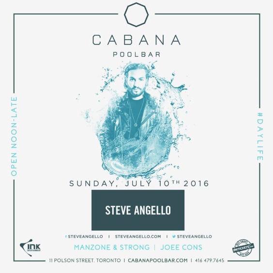 Steve Angello at Cabana Pool Bar