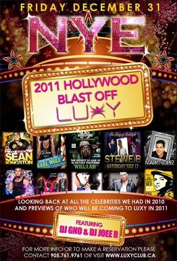 2011 HOLLYWOOD BLAST OFF @ LUXY