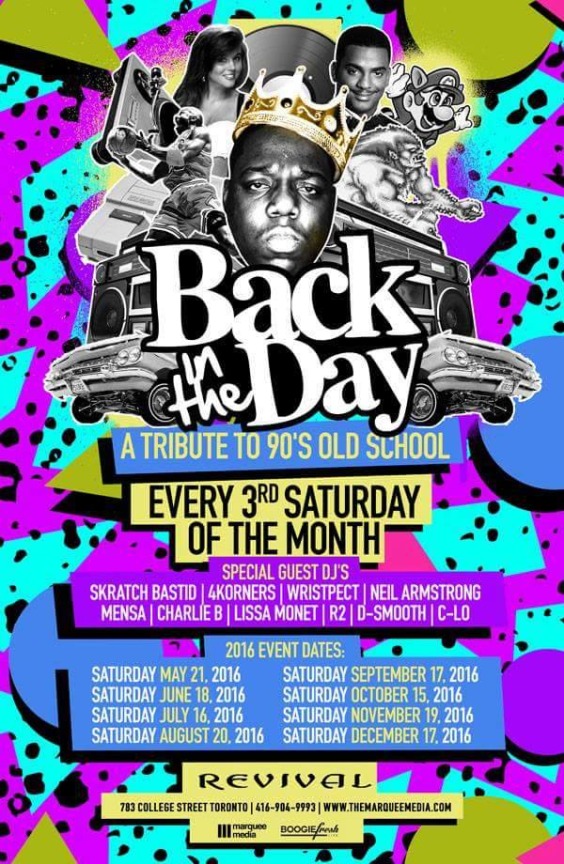 BACK IN THE DAY 90's PARTY | DJ WRISTPECT