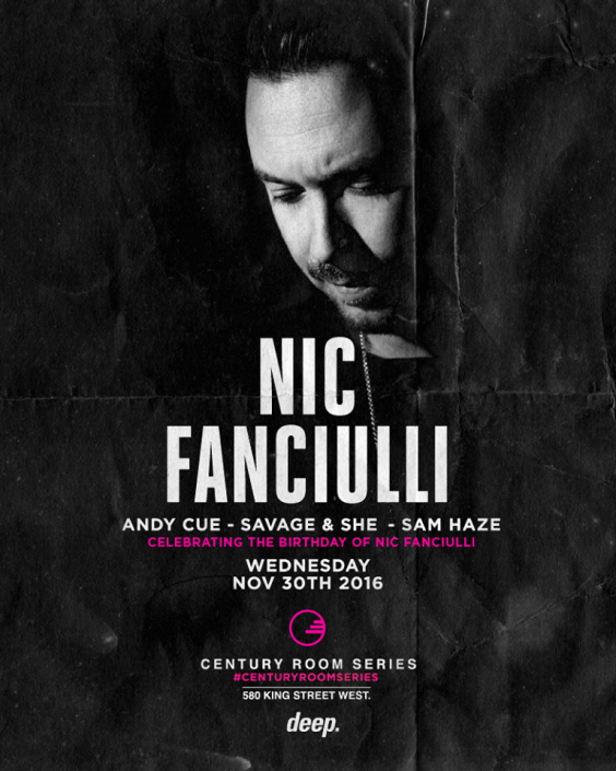 Century Room Series with Nic Fanciulli