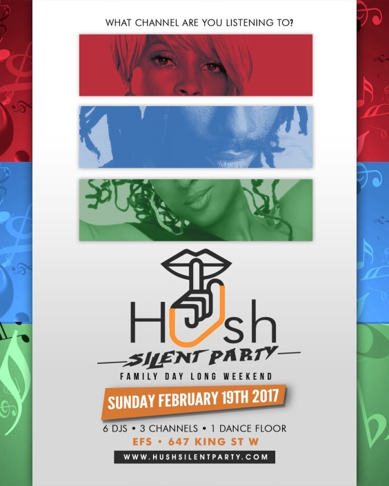 HUSH Silent Party - Family Day Long Weekend