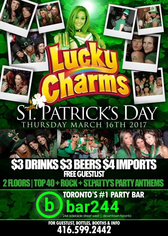 LUCKY CHARMS | St Patricks Thursday