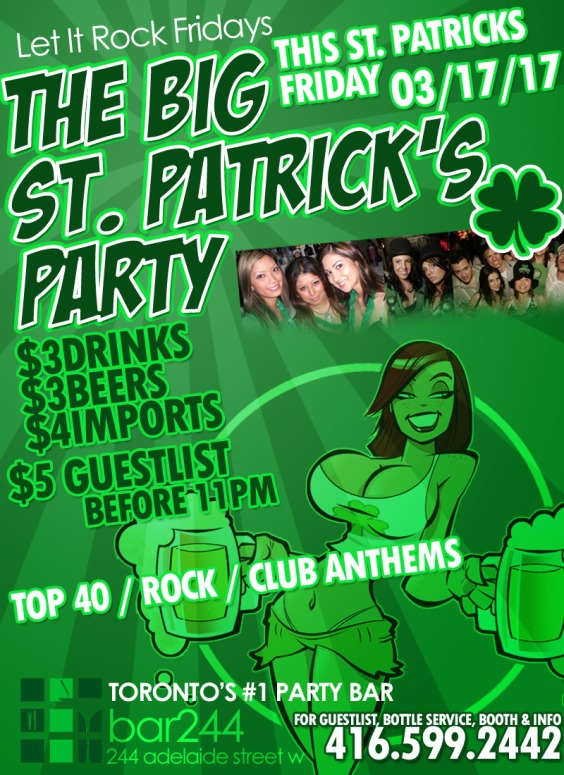 THE BIG ST PATRICKS PARTY