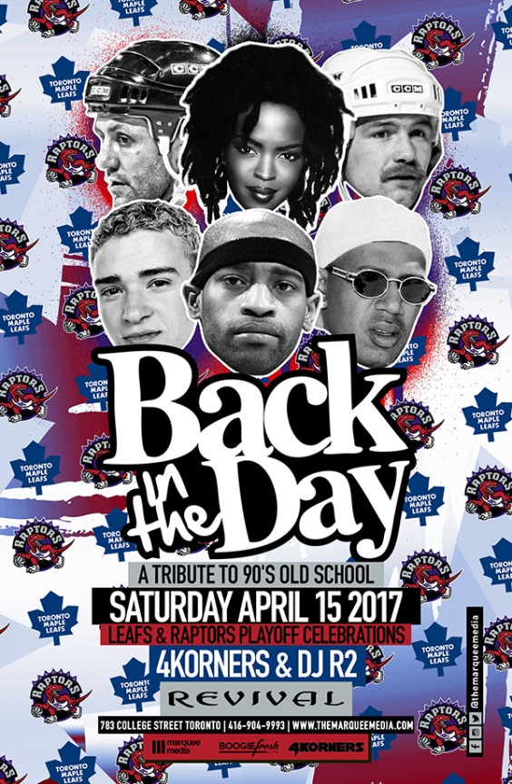 BACK IN THE DAY 90's PARTY | LEAFS & RAPTORS PLAYOFF CELEBRATION