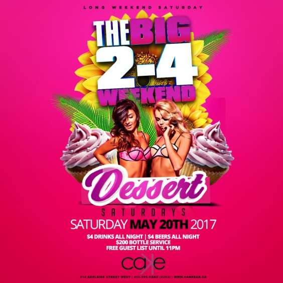 Dessert Saturdays | May 2-4 Long Weekend Edition