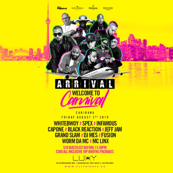 ARRIVAL | Welcome To Carnival 'Caribana Friday'