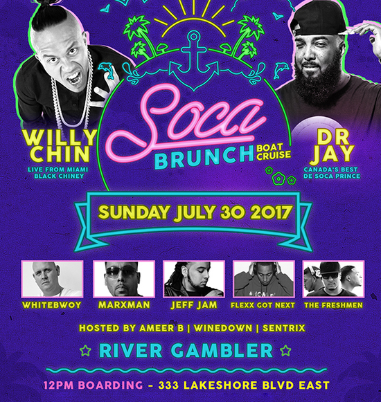 SOCA BRUNCH | Caribana Launch Cruise