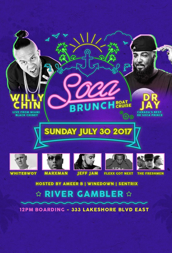 SOCA BRUNCH | Caribana Launch Cruise