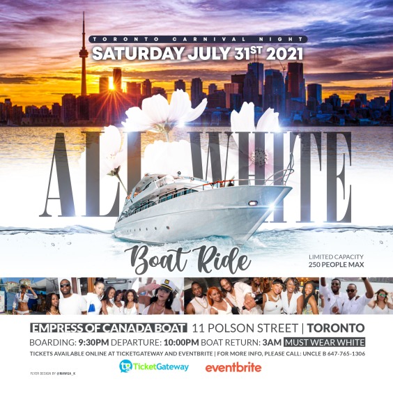 All White Carnival Boatride