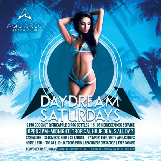 Daydream Saturdays @Aquario Beach Club