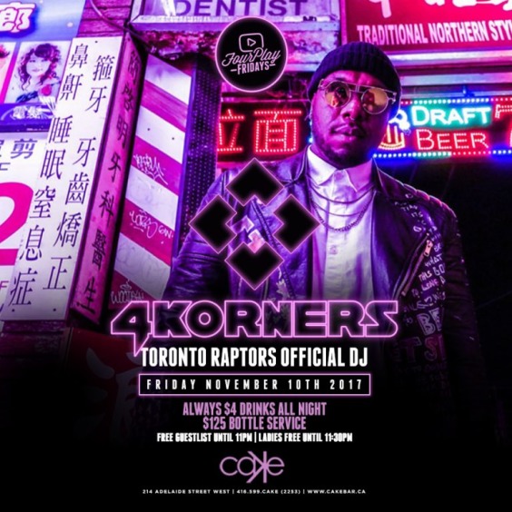 4KORNERS - TORONTO RAPTORS DJ