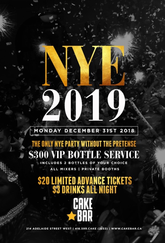 NYE 2018 VIP