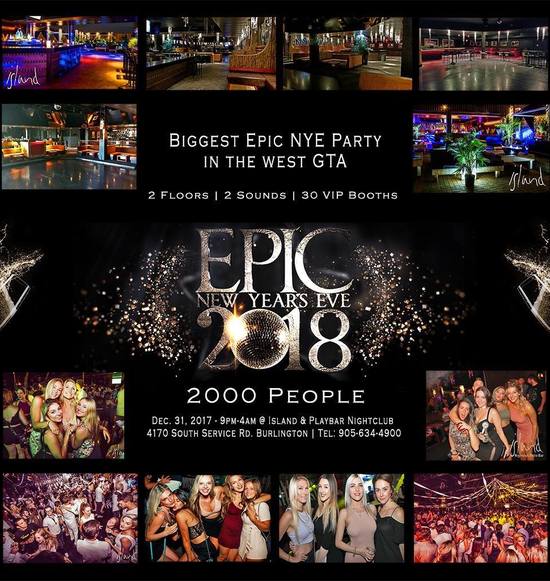 EPIC NYE 2018 in Burlington