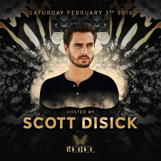 Scott Disick at Rebel