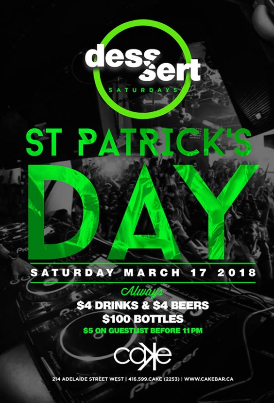 Dessert Saturdays - St. Patrick's Day Edition