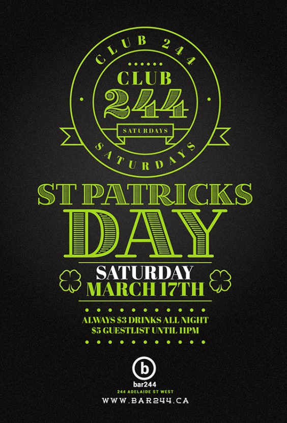 CLUB 244 - St. Patrick's Day