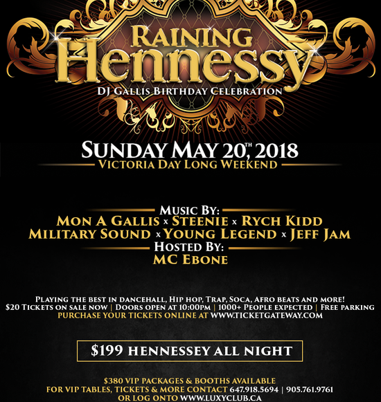 Raining Hennessy 4.0