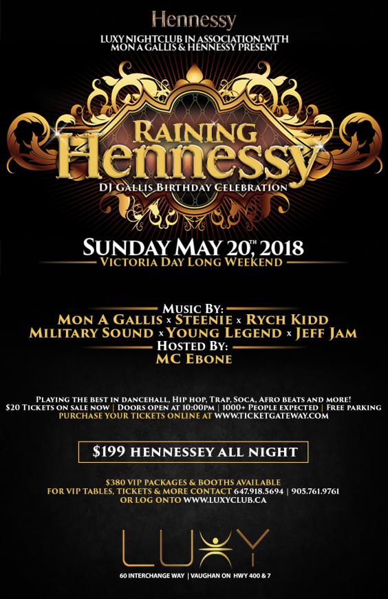 Raining Hennessy 4.0